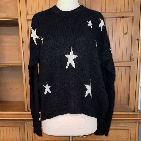 Zadig & Voltaire Sweaters - Womens Zadig & Voltaire Markus Crewneck 100% Cashmere Starry Sweater, size XS